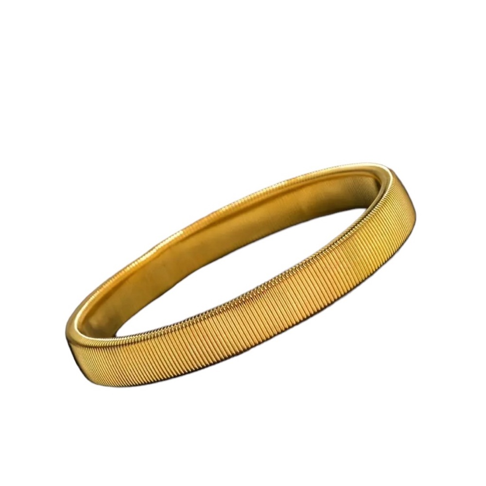Gold Elastic Stretch Unisex Band Bracelet